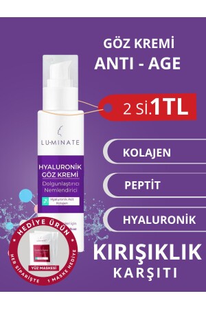 Unter-Augen-Creme, Anti-Falten und Prellungen, Augenkontur-Feuchtigkeitscreme, Kollagen-Peptid-Unter-Augen-Pflege - 3