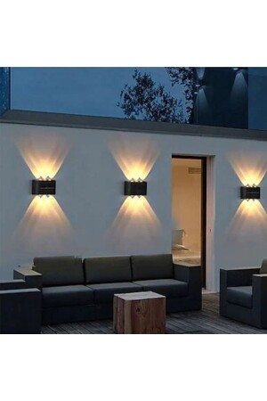 Uranus Bernsteinlicht mit dekorativem LED-Lichtfilter für den Innen- und Außenbereich, moderne Garten-, Balkon-, Wohnzimmer- und Terrassenleuchte - 7