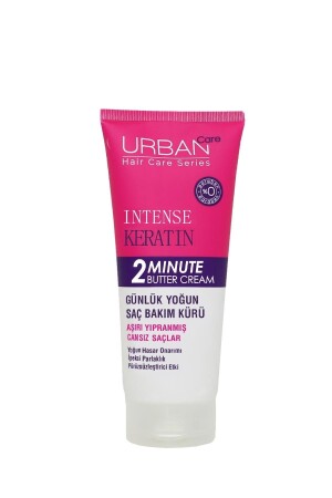 Urban Intense Keratin 2 Minute Butter Cream Günlük Yoğun Saç Bakım Kürü 200ml URB83 - 1