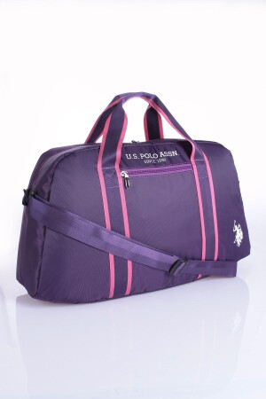 US Polo Assn 23827 Reisekoffer Sport Krankenhaustasche Hand- und Schulter-Umstandstasche Handkoffer Lila 23uu. s0002 - 2