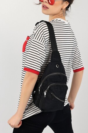 كيس الصدر والخصر - كيس مع منفذ USB للصوت والمحمولات - Çanta