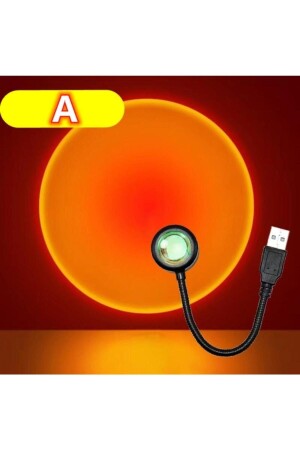 USB LED GÜN BATIMI PROJEKTÖR LAMBASI FOTOĞRAF ÇEKİM IŞIĞI DEKORATİF IŞIK - Sge Teknoloji