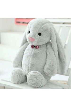 Uyku Arkadaşım Papyonlu Uzun Kulak Bunny Peluş Tavşan 65 Cm - Sole
