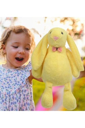 Uyku Arkadaşım Papyonlu Uzun Kulak Bunny Peluş Tavşan 65 Cm PAPYONBUNNY - 3