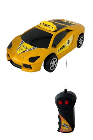 Uzaktan Kumandalı Ferrari Taksi Araba Oyuncak Pilli dop13639119igo - 1