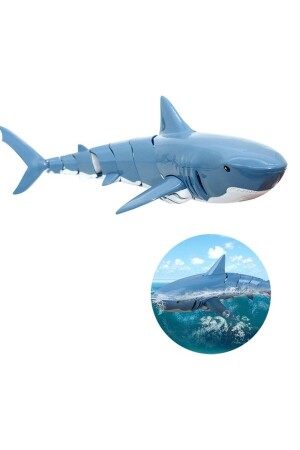 Uzaktan Kumandalı Şarjlı Köpek Balığı Suda Yüzen Köpek Balığı şrjlkmndlkpkblğ - 1
