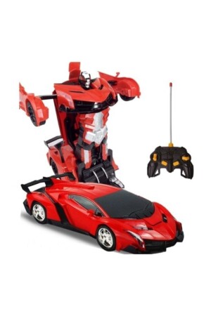 Uzaktan Kumandalı Transformers Tarzı Sarjlı Robota Dönüşen Araba 234etyg - 3