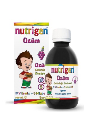 Üzüm Çekirdeği Ekstreli Vitamin Mineral Şurubu 200 ml 8692860200007 - 2