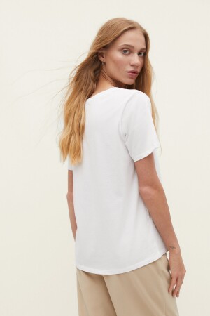 V Yaka Basic T-shirt - 3