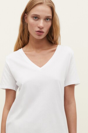 V Yaka Basic T-shirt - 4