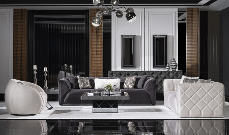 نيبال-منز غرفة المعيشة الفاخرة مجموعة V2 - Cadde Yıldız