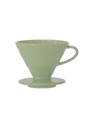 V60 02 Ceramic Dripper (smorky Green) VDC-02-SG-EX - 1