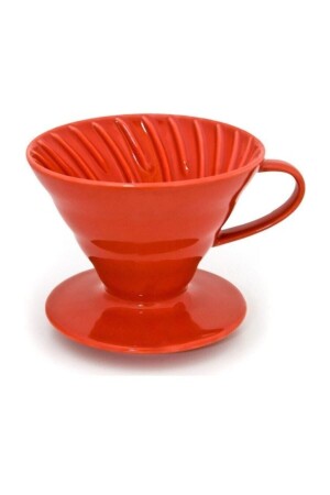 V60 02 Keramik-Kaffeebrühgerät (rot) Keramik-Kaffeetropfer V60 02 (rot) FSK-2 - 1