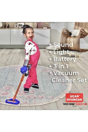 Vacuum Cleaner Oyuncak Süpürge Ve Stand - 3