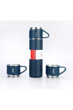 Vacuum Flask Set Üç Bardaklı Termos Seti 123 - 2