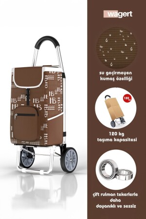 عربة السوق من المعدات مع عجلات السوق - Vadi