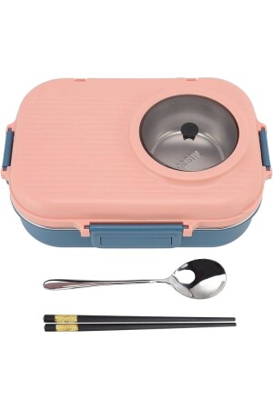 VAGONLİFE LUNCHBEHÄLTER AUS EDELSTAHL MIT UNTERTEILUNGEN – LUNCHBOX BL70010 900 ML ROSA - 5