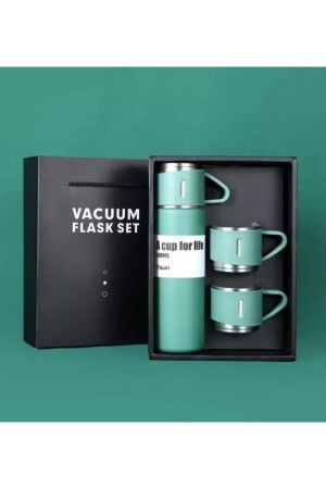 Vakuum-Thermos-Set aus 316 Edelstahl, 3 Gläser, 580 ml, Hitzeschutz bis zu 12–24 Stunden, SEE-THERMOS - 4