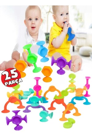 Vakuummolekül 25 Stück Bausteine ​​Fidget Sensory Popit Lernspielzeug - 2