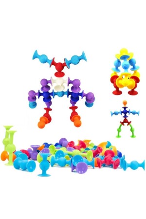 Vakuummolekül 25 Stück Bausteine ​​Fidget Sensory Popit Lernspielzeug - 6