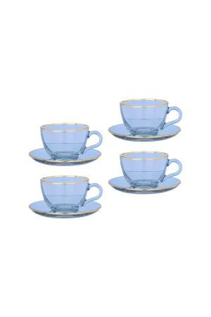 Valery Blue 4-teiliges Teetassen-Set - 1