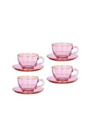 Valery Pink 4-teiliges Teetassen-Set - 1