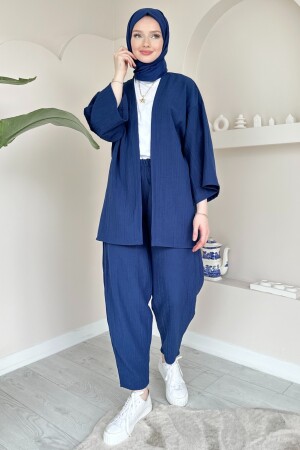 Vania Saks Blaues Kimono-Set - 3