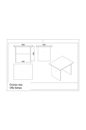 Vario AB Büro-Schreibtisch-Set Barock-Anthrazit VO8-BA - 4