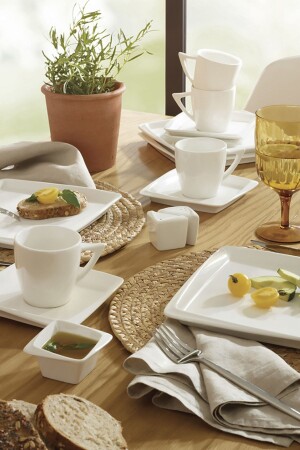 Vavien 26 Parça 6 Kişilik Porselen Kahvaltı-Servis Takımı - Karaca