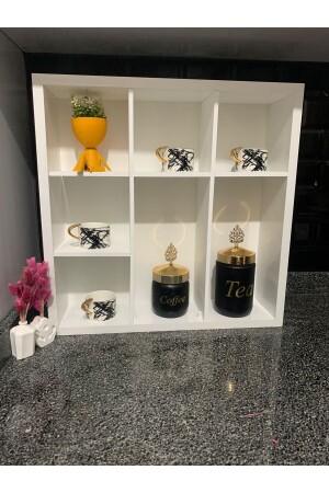 مُغ و كوب من المُخزنات المُفيدة التصميم المُنيق للمكتب Vda-125 VDA-125-05 - Vip Home