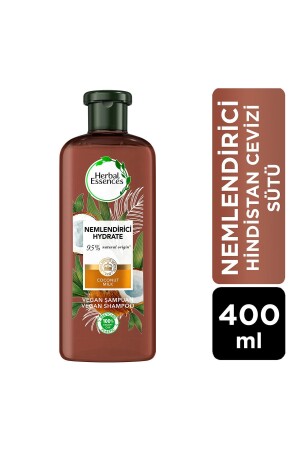 Veganes Shampoo Feuchtigkeitsspendende Kokosmilch 400 ml - 1