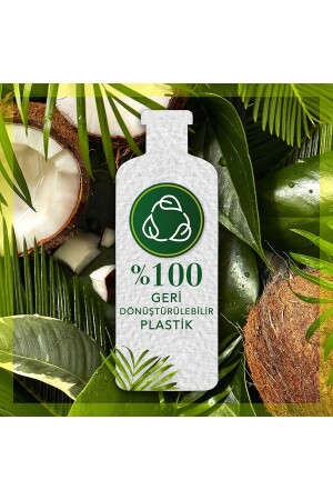 Veganes Shampoo Feuchtigkeitsspendende Kokosmilch 400 ml - 8