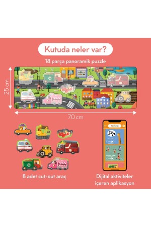 Vehicles Adventure: 18 Parça Yapboz Ve 8 Cut-out Araç Ile Taşıtları Keşfet - 4