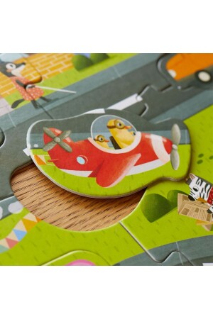 Vehicles Adventure: 18 Parça Yapboz Ve 8 Cut-out Araç Ile Taşıtları Keşfet - 8