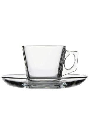 MNZ-Vela 12 قطعة كوب إسبريسو مجموعة (80 CC) كوب قهوة تركية حجم 2021ST0245 - Paşabahçe