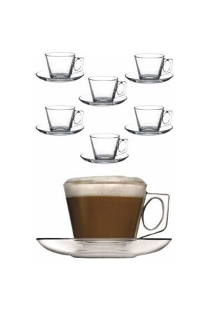 Vela 12-teiliges Espressotassen-Set (80 cc), türkische Kaffeetassengröße - 5