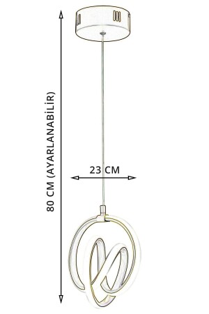 Venita geräucherte moderne Pendelleuchte LED-Kronleuchter, weißes Licht, Wohnzimmer, Küche, Zimmer, LED-Kronleuchter - 4