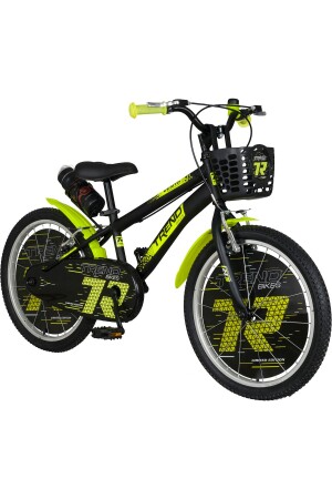 Vento 20 Felge 6-10 Jahre altes Jungenfahrrad Schwarz-Neongelb 20. 305 - 1