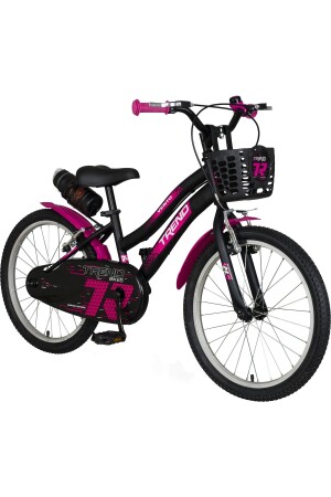 Vento 20 Felgen 6-10 Jahre Mädchenfahrrad Schwarz-Fuchsia 24. 305 - 1