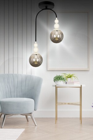 MNZ-Venus 2-piece Pendant Lamp Chandelier - نموذج نجم محترف - غرفة المعيشة - القاعة - غرفة النوم - القاعة OTAL-VENÜS - VEDA AVİZE