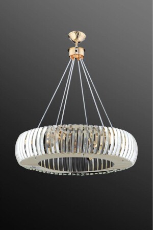 Venüs 60 Cm Gold Kristal Taşlı Avize 1605040012598 - 6