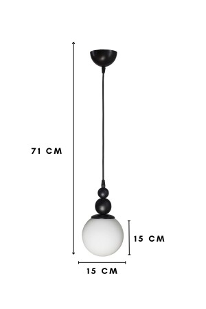 Venus Single Pendant Kronleuchter Sondermodell – Moderner Kronleuchter – Wohnzimmer – Flur – Schlafzimmer - 4