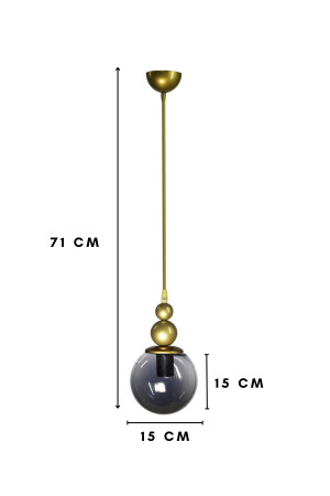 Venus Single Pendant Kronleuchter Sondermodell – Moderner Kronleuchter – Wohnzimmer – Flur – Schlafzimmer VN1 - 4