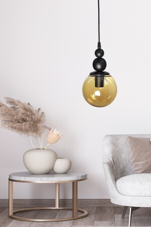 MNZ-Venus Pendant Single Chandelier نموذج خاص - شمعة حديثة - غرفة المعيشة - القاعة - غرفة النوم VN1 - VEDA AVİZE