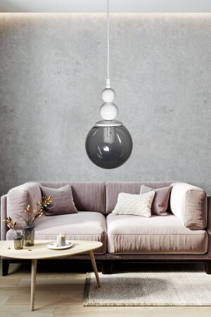 MNZ-Venus Pendant Single Chandelier نموذج خاص - شمعة حديثة - غرفة المعيشة - القاعة - غرفة النوم VN1 - VEDA AVİZE