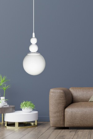 MNZ-Venus Pendant Single Chandelier نموذج خاص - شمعة حديثة - غرفة المعيشة - القاعة - غرفة النوم VN1 - VEDA AVİZE