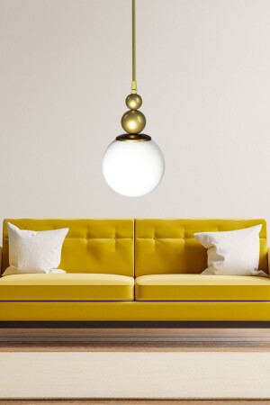 MNZ-Venus Pendant Single Chandelier نموذج خاص - شمعة حديثة - غرفة المعيشة - القاعة - غرفة النوم VN1 - VEDA AVİZE