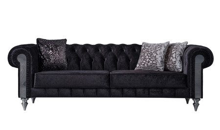 Veronica Chester Schwarzes Sofa - 1