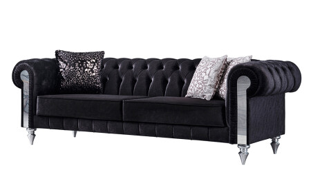 Veronica Chester Schwarzes Sofa - 3