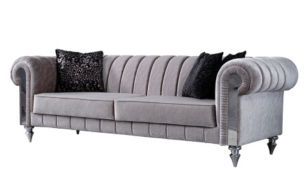 Veronica Grey Sofa - 3